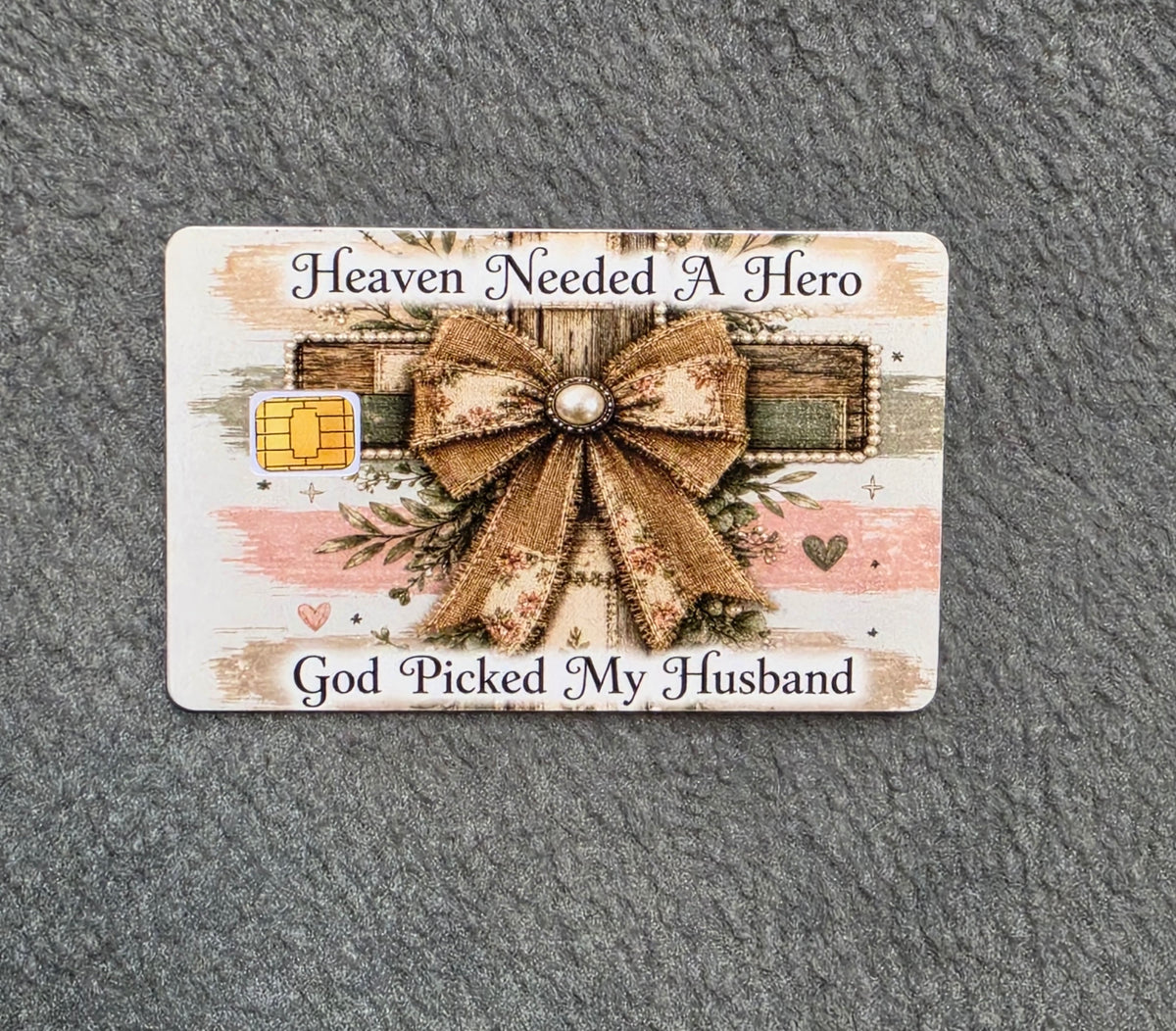 Lord Has My Husband #338 Card Protector Sticker, Overlay, Decorative Only