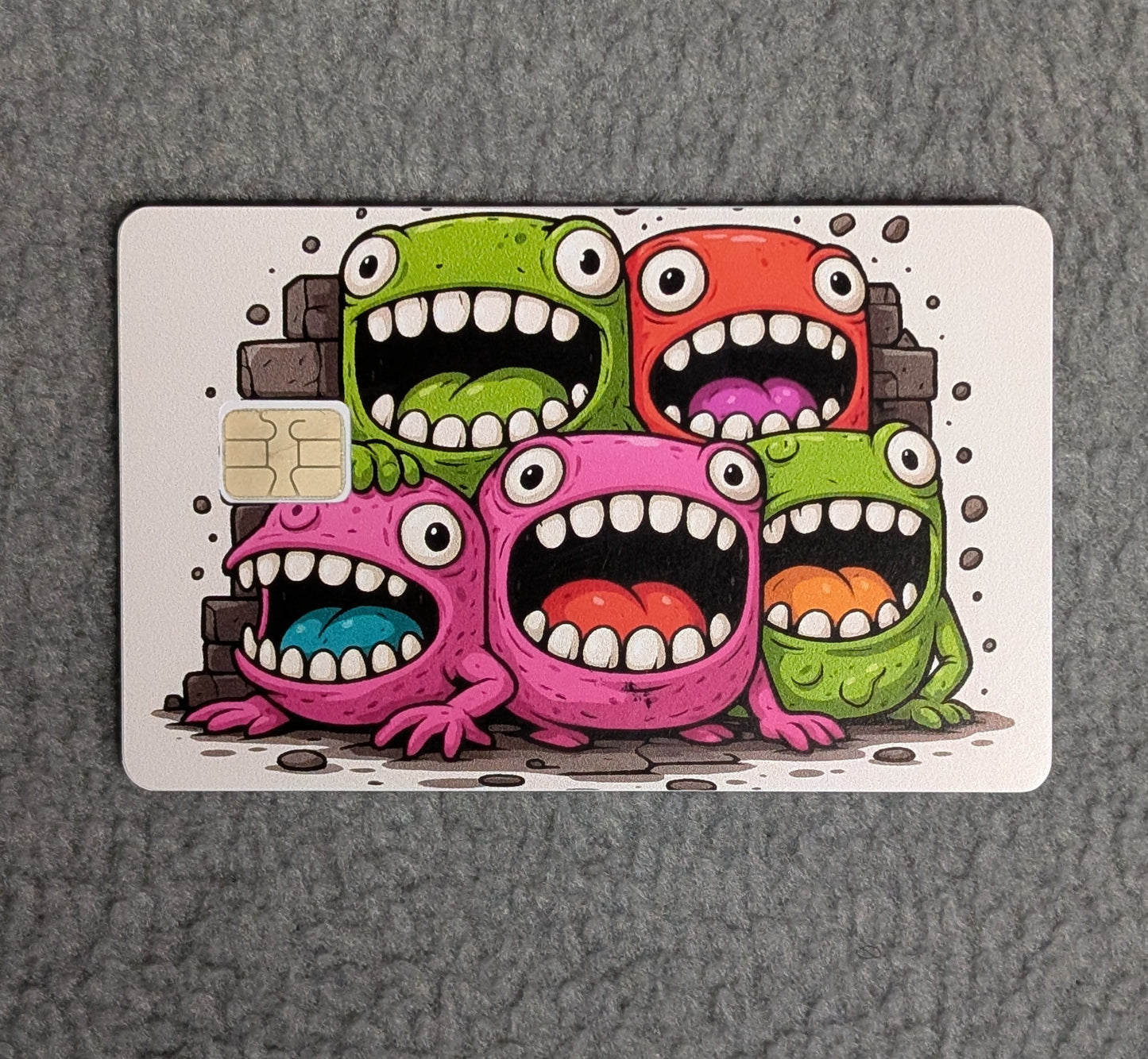 Monster Group Gathering #340 Card Protector Sticker, Overlay, Decorative Only