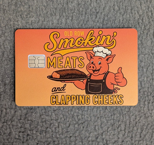 Meats & Cheeks #349 Card Protector Sticker, Overlay, Decorative Only