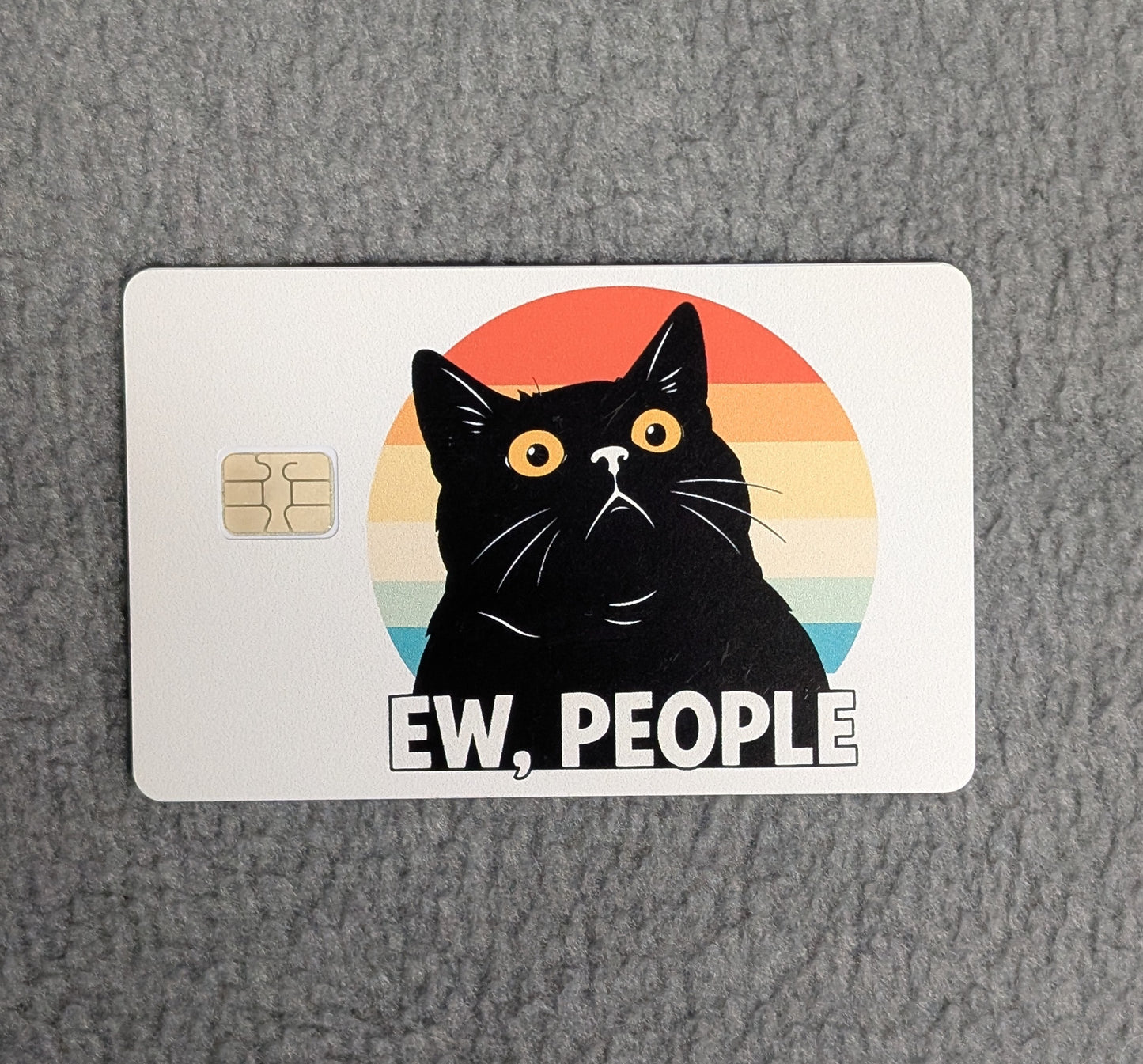 Ew, People funny silly #351 Card Protector Sticker, Overlay, Decorative Only