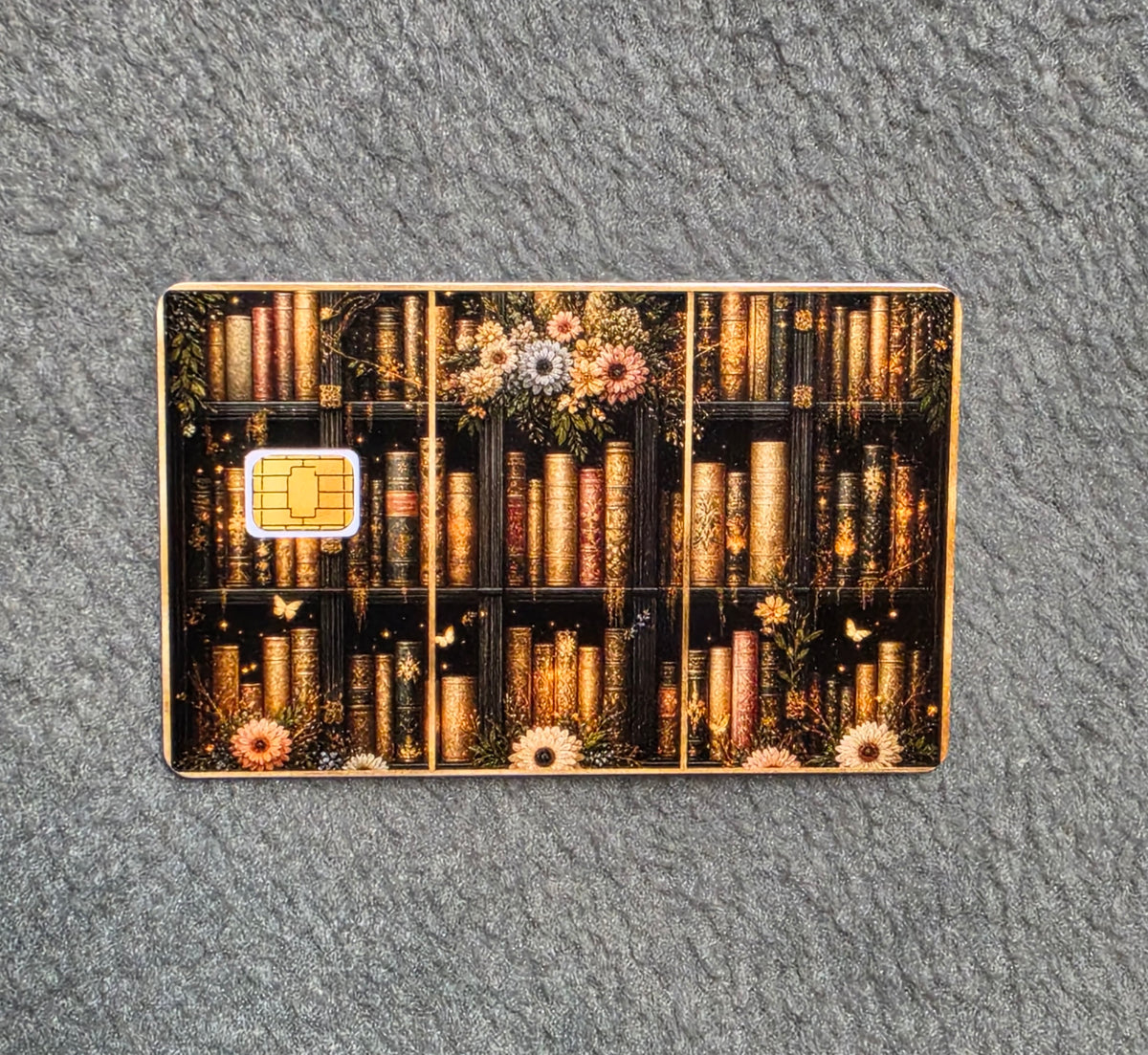 Library Books #354 Card Protector Sticker, Overlay, Decorative Only