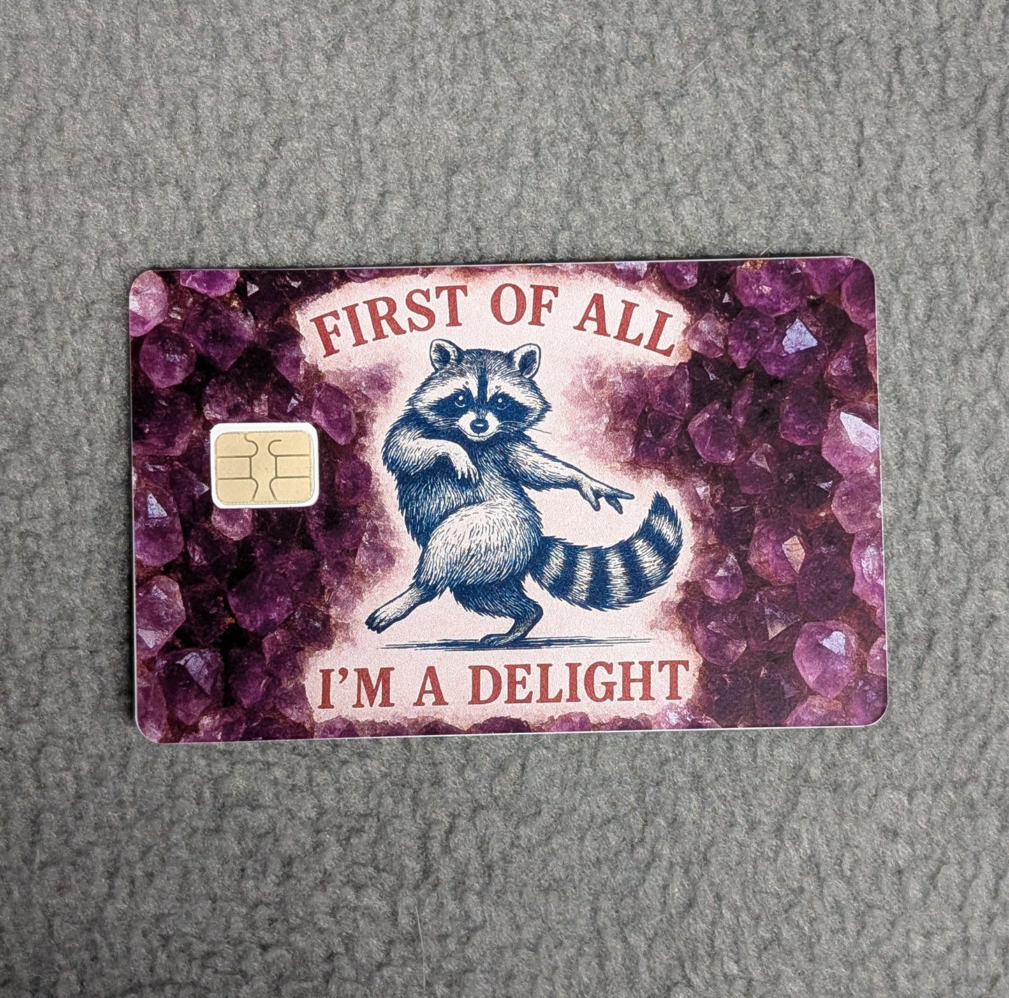I am a Delight #356 Card Protector Sticker, Overlay, Decorative Only