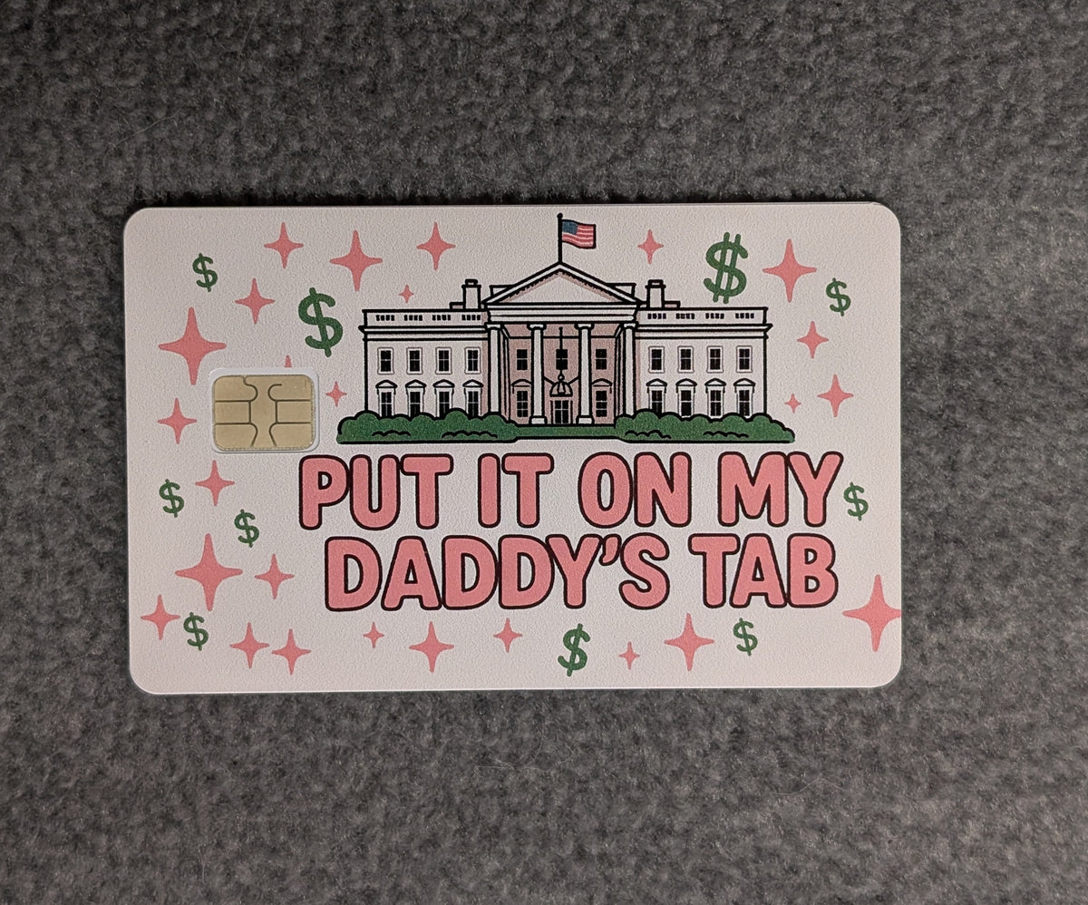 Daddy's Money #360 Card Protector Sticker, Overlay, Decorative Only