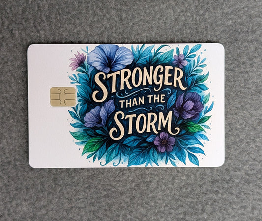 Stronger than the Storm #368 Card Protector Sticker, Overlay, Decorative Only