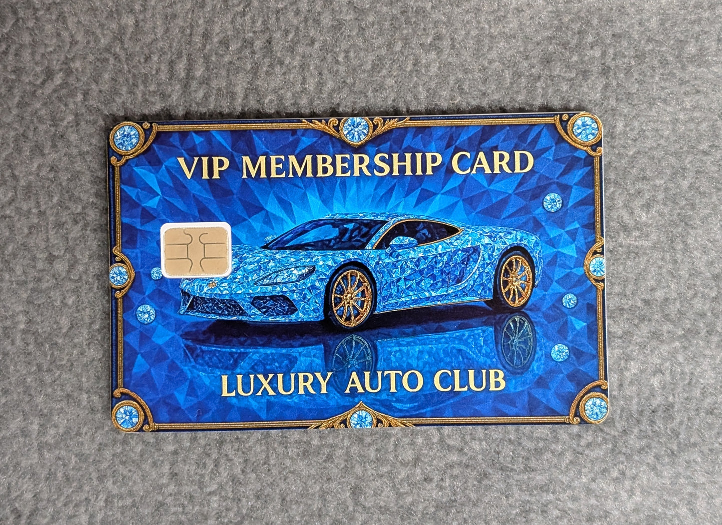 Luxury Car VIP #371 Card Protector Sticker, Overlay, Decorative Only