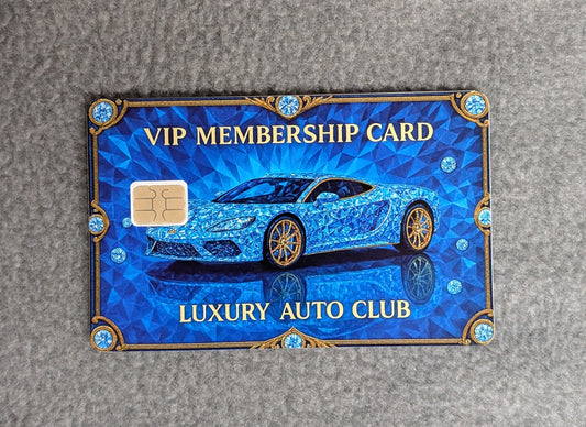 Luxury Car VIP #371 Card Protector Sticker, Overlay, Decorative Only