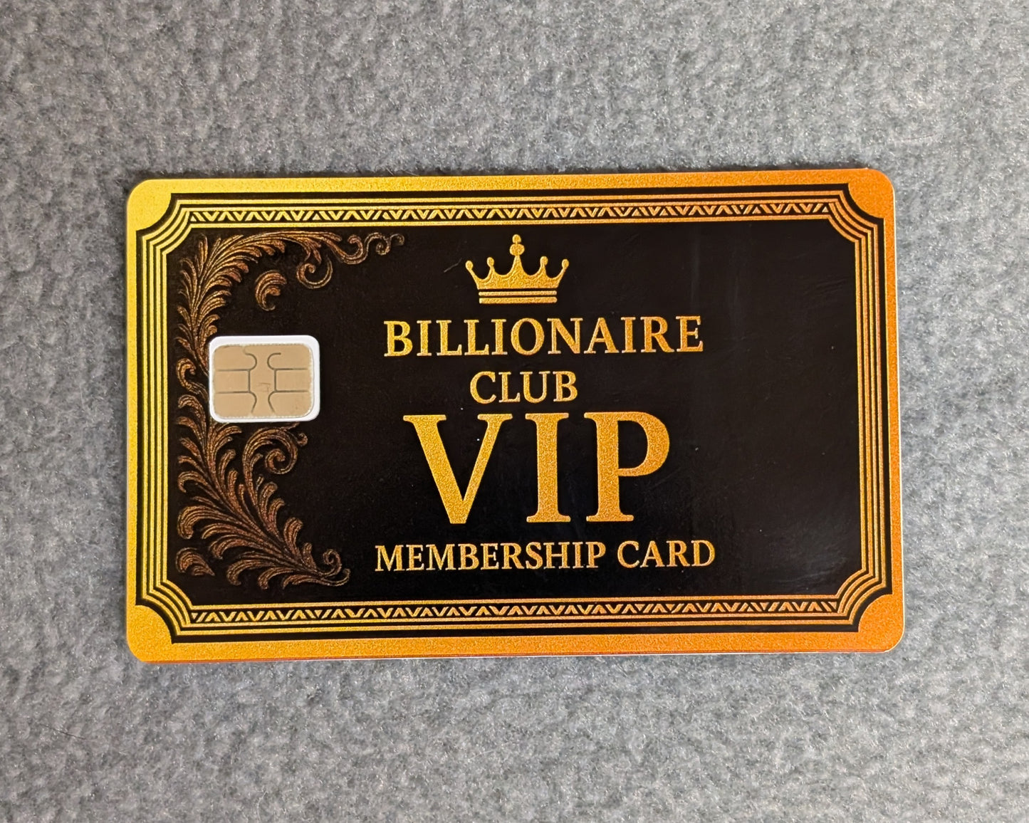 Billionaire VIP #374 Card Protector Sticker, Overlay, Decorative Only