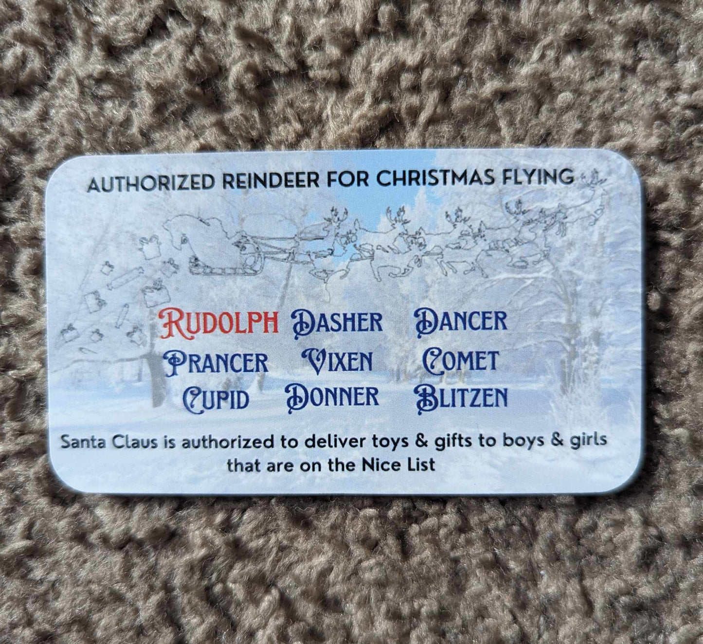 White Santa Evidence Kit