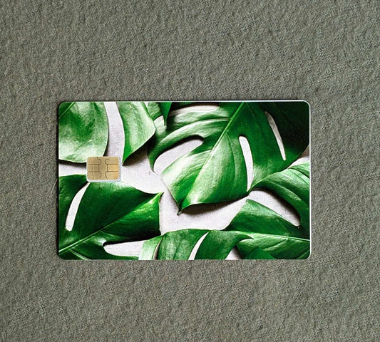 Monstera Credit/Debit Card Sticker, Skin, Cover