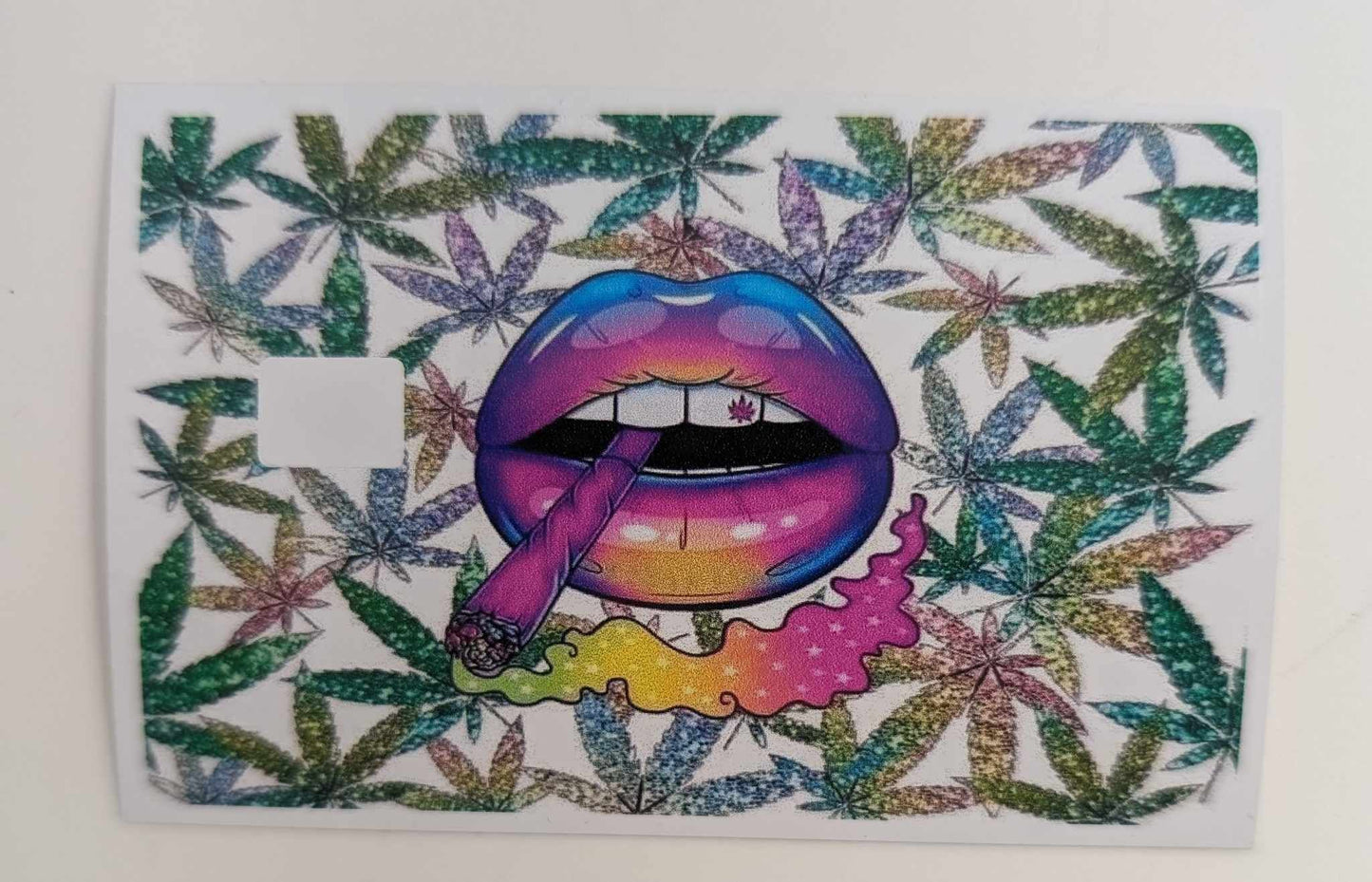 420 on my Lips Credit/Debit Card Sticker, Skin, Cover