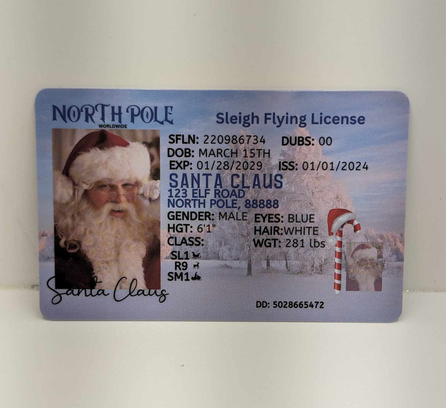 White Santa Evidence Kit