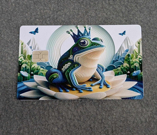 Frog King Credit/Debit Card Sticker, Skin, Cover