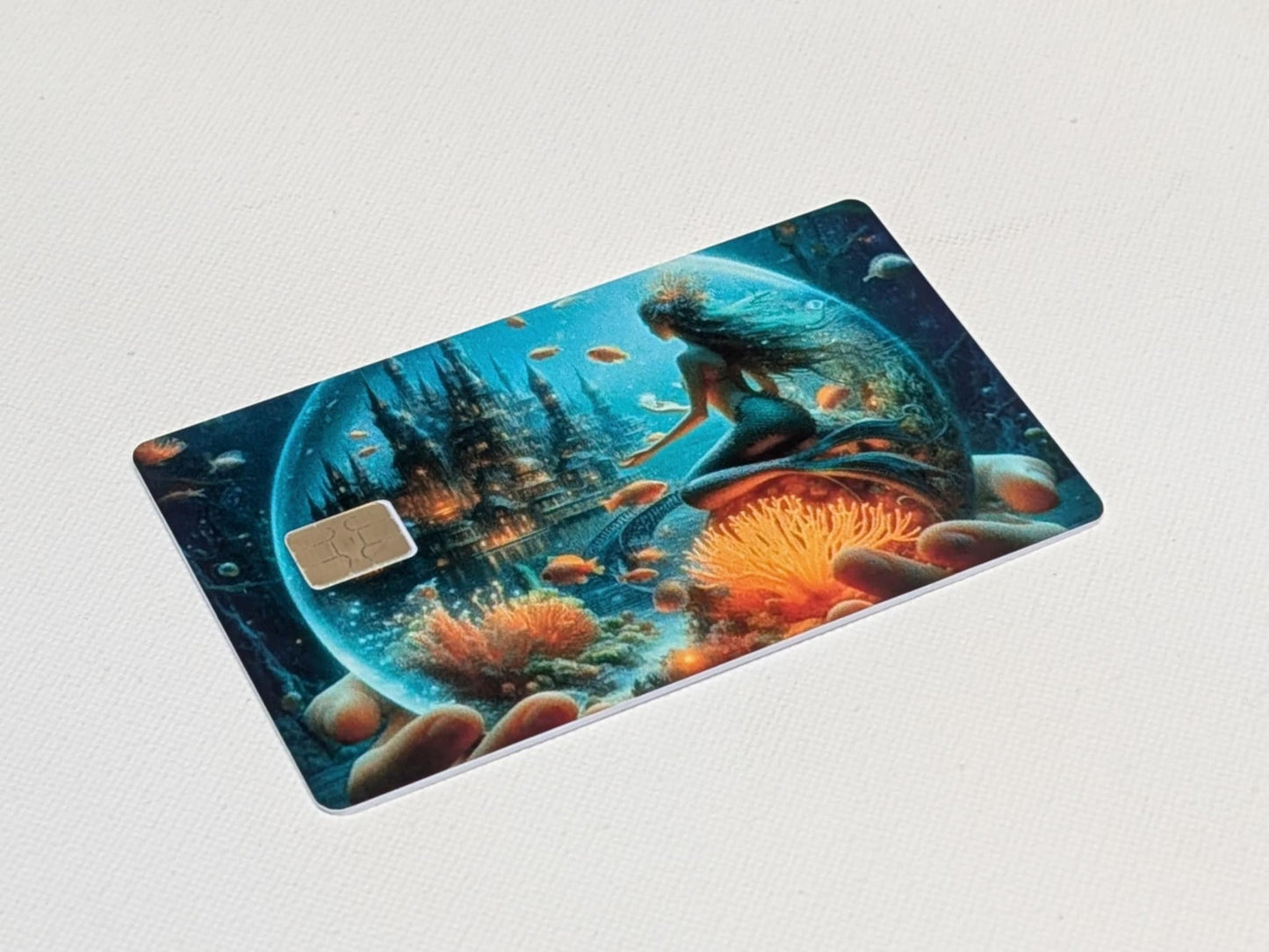Underwater City Credit/Debit Card Sticker, Skin, Cover