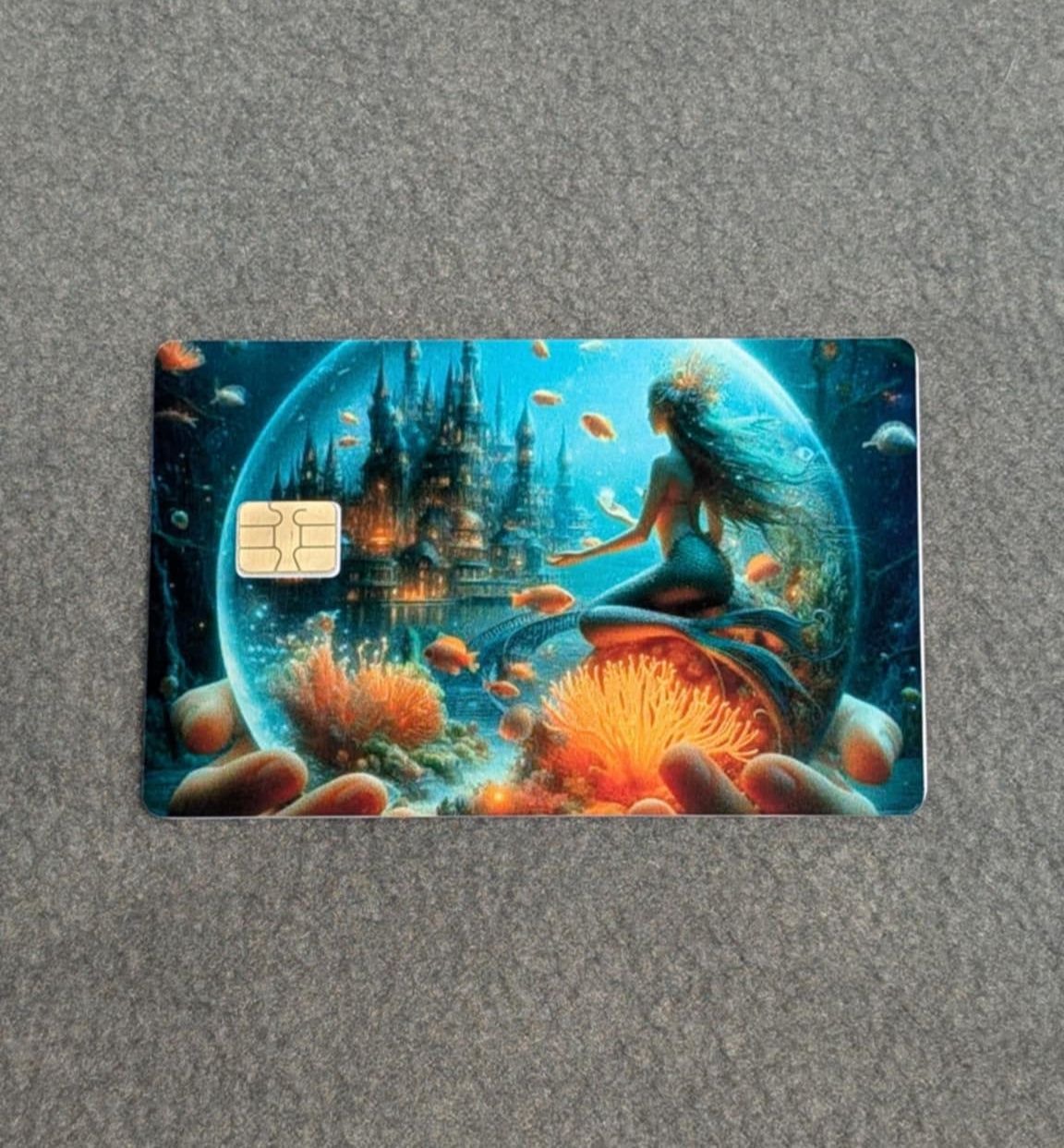 Underwater City Credit/Debit Card Sticker, Skin, Cover