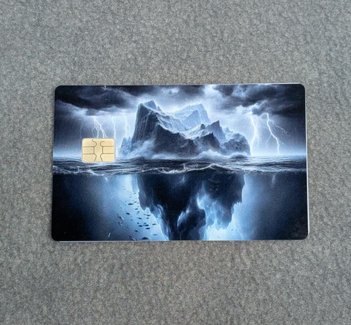 Iceberg Ahead Credit/Debit Card Sticker, Skin, Cover