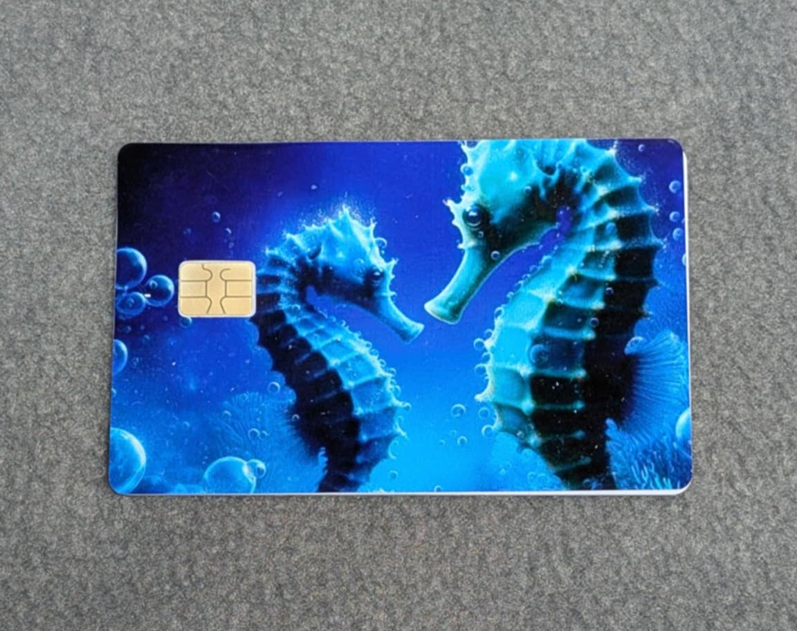 Hippocampus Credit/Debit Card Sticker, Skin, Cover