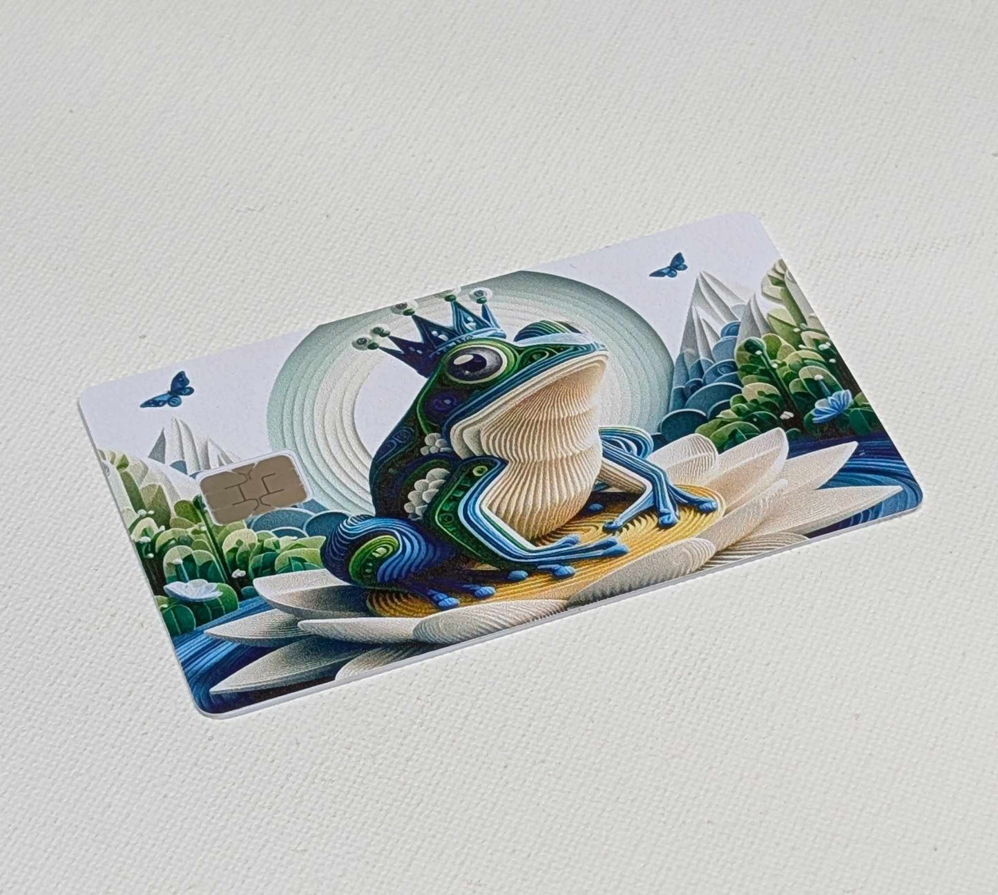 Frog King Credit/Debit Card Sticker, Skin, Cover
