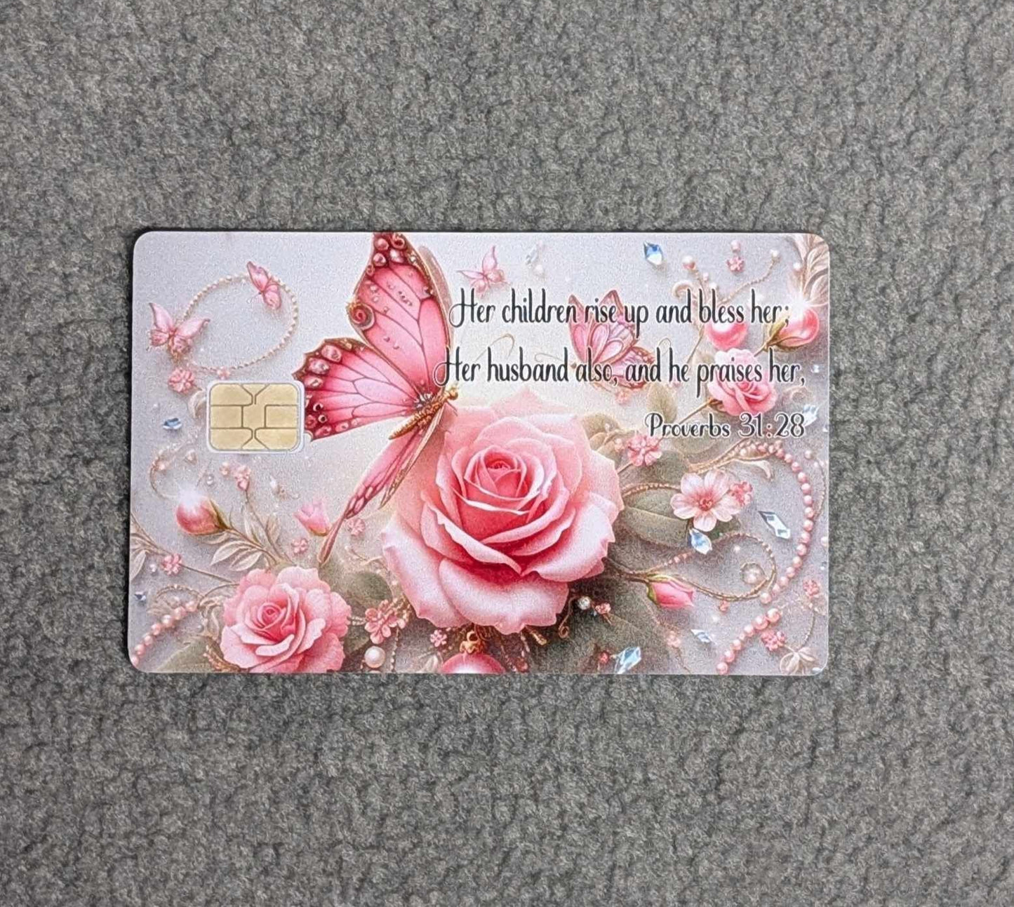 Proverbs 31:28 Credit/Debit Card Sticker, Skin, Cover