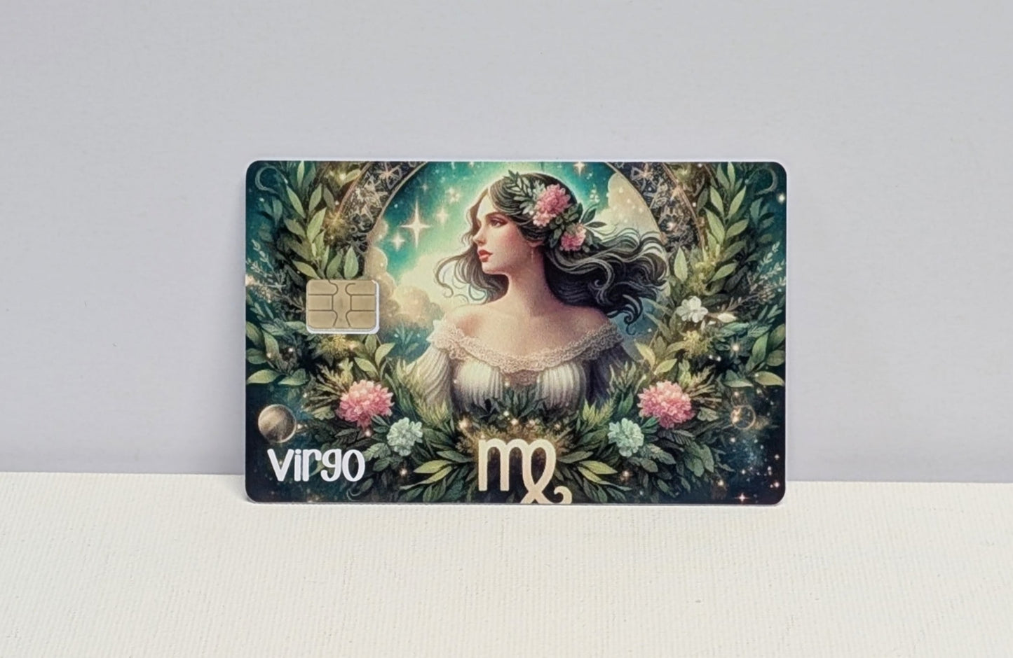 Virgo Zodiac Sign Credit/Debit Card Sticker, Skin, Cover