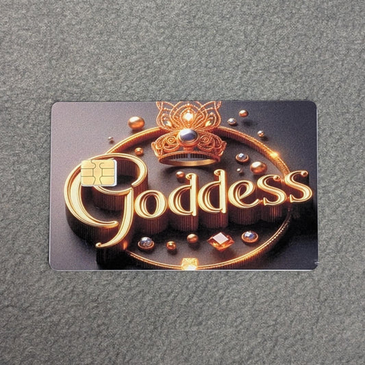Goddess Credit/Debit Card Sticker, Skin, Cover