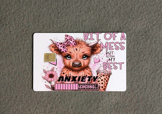 Doing My Best Credit/Debit Card Sticker, Skin, Cover