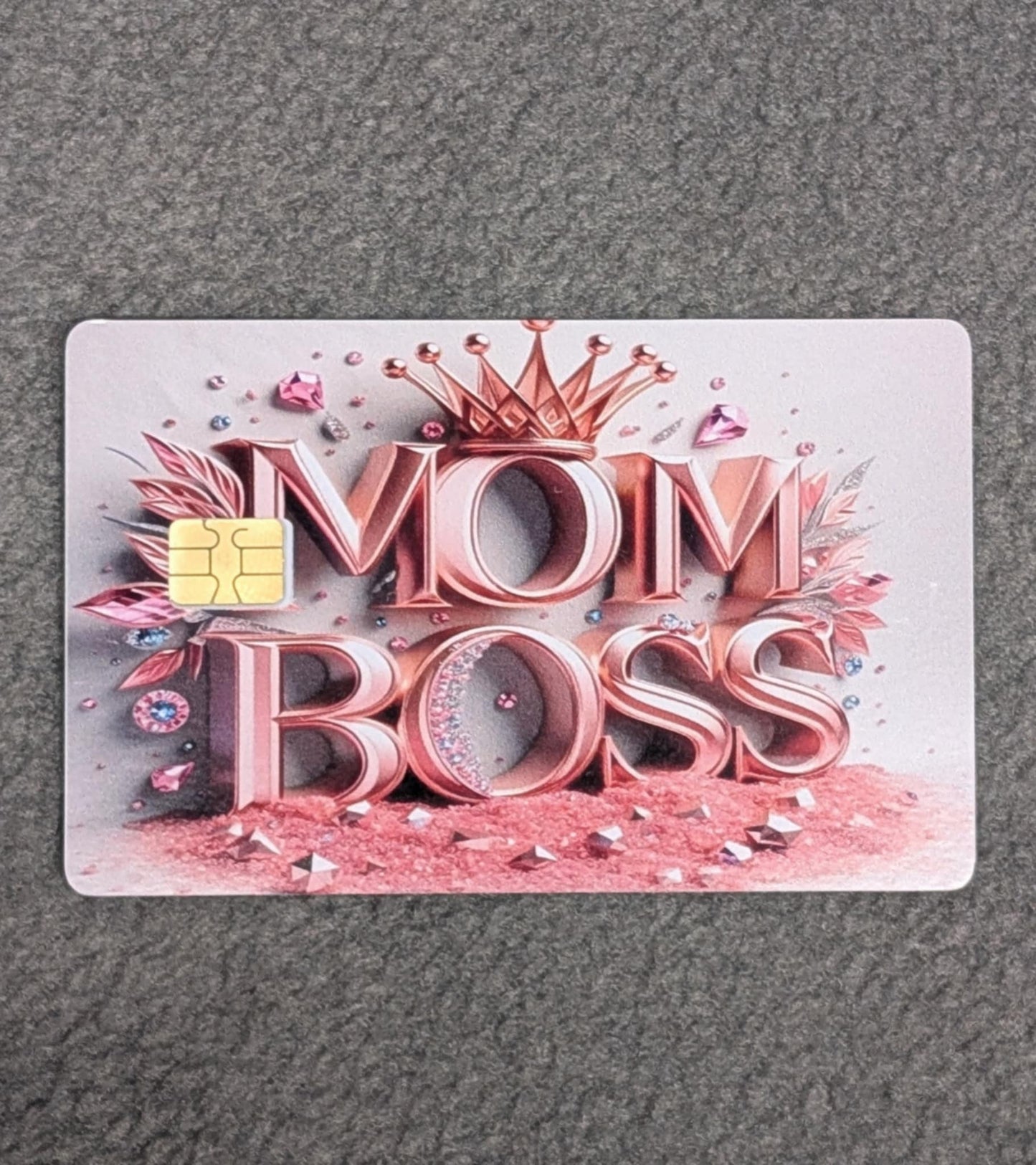 MOM BOSS Credit/Debit Card Sticker, Skin, Cover