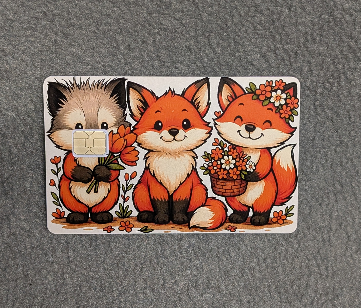 Foxy #68 Card Protector Sticker, Overlay, Decorative Only
