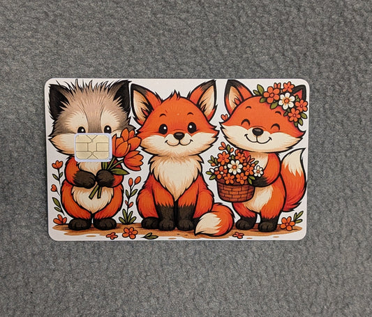 Foxy #68 Card Protector Sticker, Overlay, Decorative Only