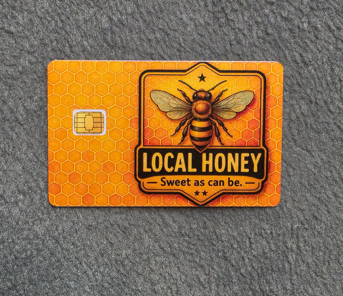 Local Honey #72 Card Protector Sticker, Overlay, Decorative Only