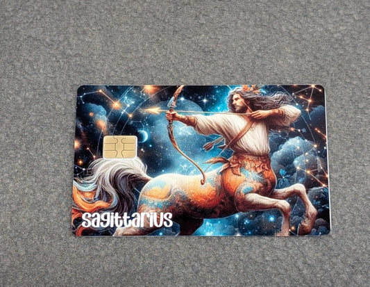 Sagittarius Zodiac Sign Credit/Debit Card Sticker, Skin, Cover
