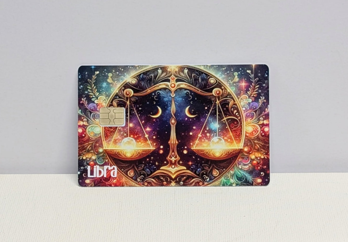 Libra Zodiac Sign Credit/Debit Card Sticker, Skin, Cover