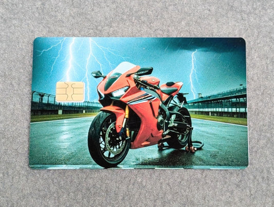 Red Storm Credit/Debit Card Sticker, Skin, Cover