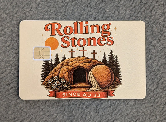 Stone has opened #81-R-2026 Card Protector Sticker, Overlay, Decorative Only