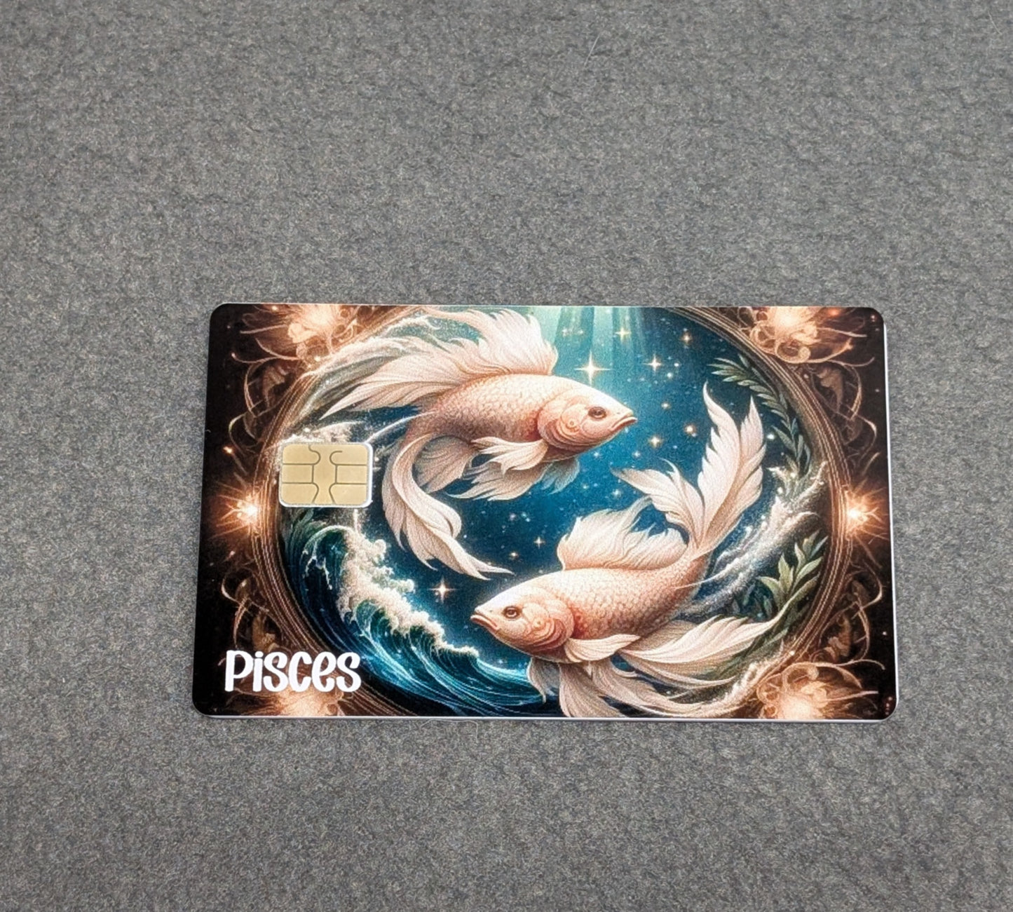 Pisces Zodiac Sign Credit/Debit Card Sticker, Skin, Cover
