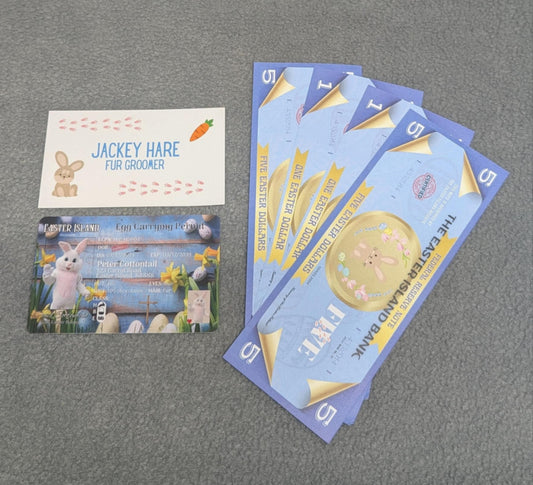 Easter Bunny Evidence Kit, Easter Bunny Gifts, Easter Basket