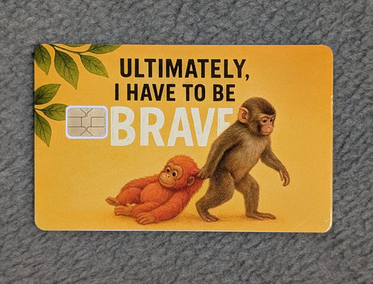 Punch is Brave #89 Card Protector Sticker, Overlay, Decorative Only