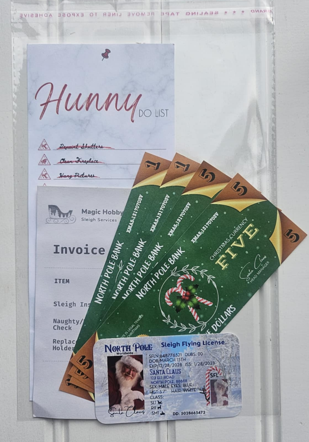 White Santa Evidence Kit