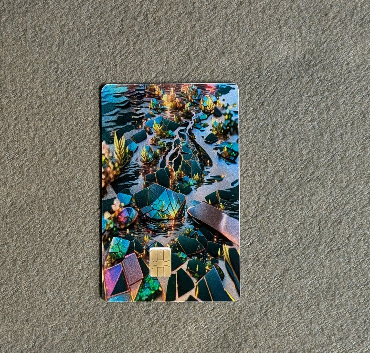 Sea Glass Credit/Debit Card Sticker, Skin, Cover