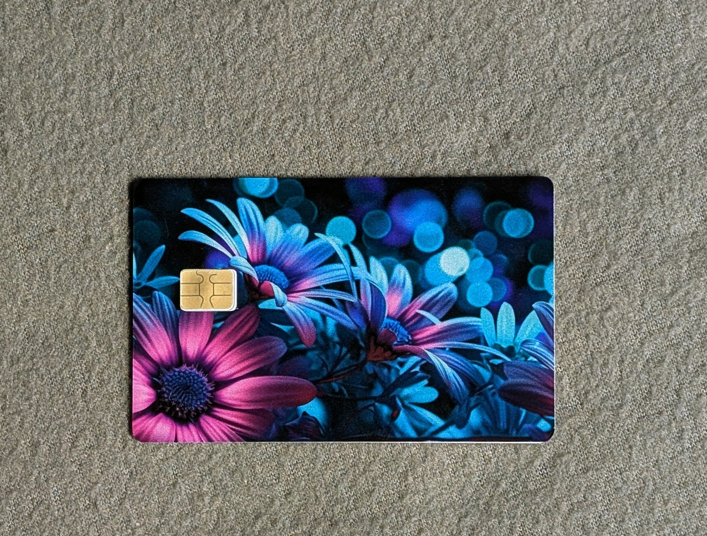 Whimsical Pedals Credit/Debit Card Sticker, Skin, Cover