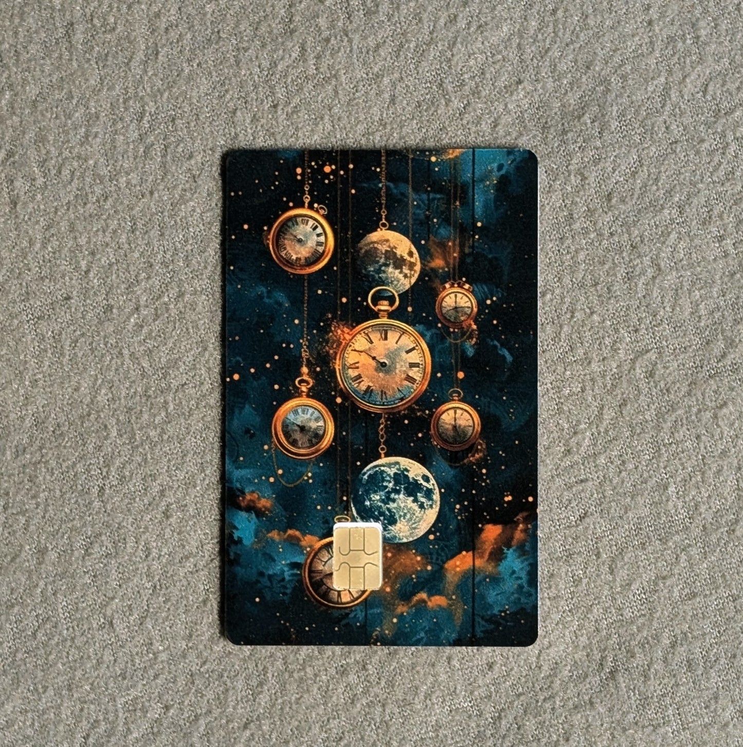 Classic Time Keeper Credit/Debit Card Sticker, Skin, Cover