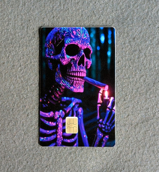 Midnight Toker Credit/Debit Card Sticker, Skin, Cover