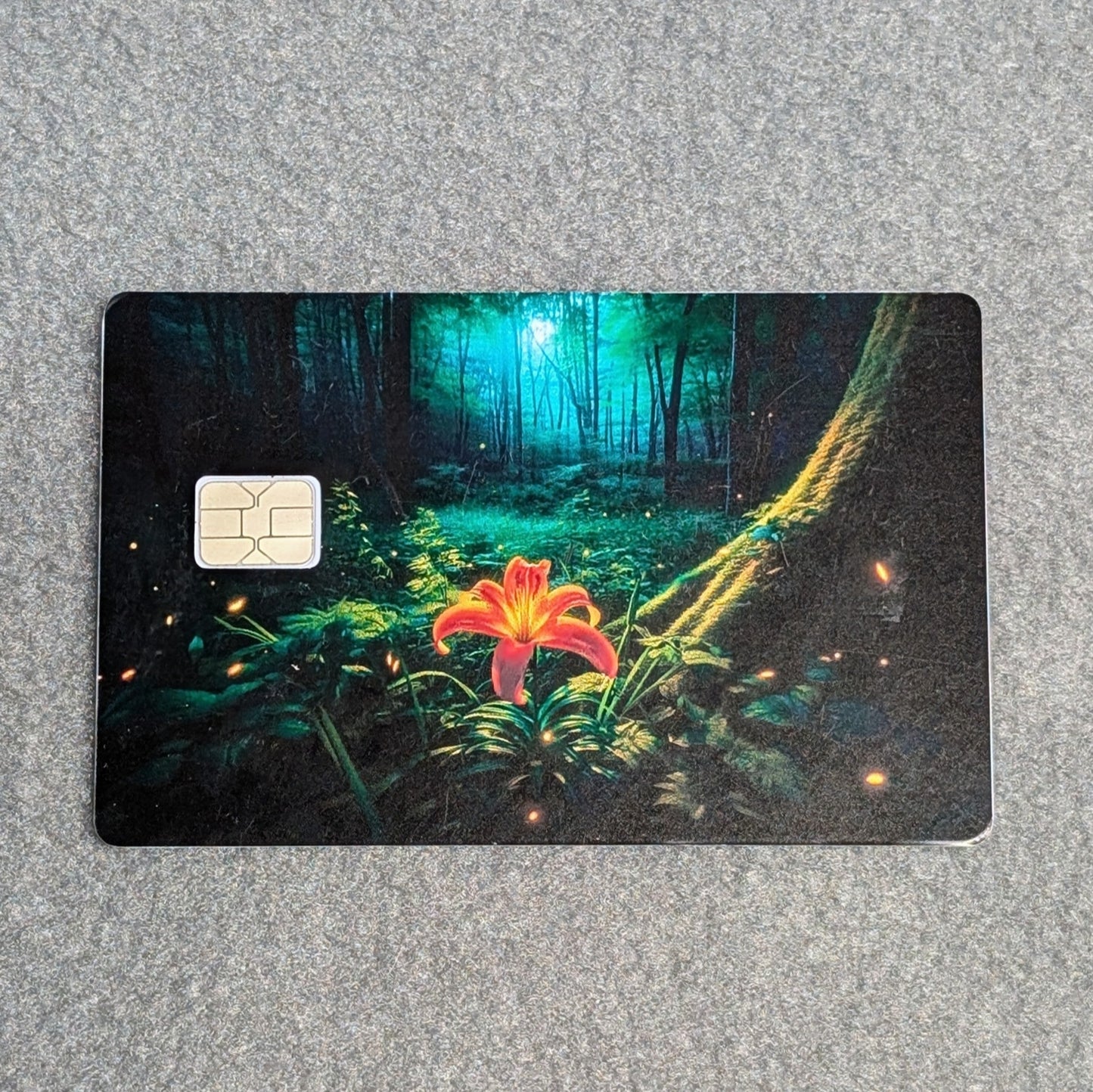 Growth is in Silence Credit/Debit Card Sticker, Skin, Cover