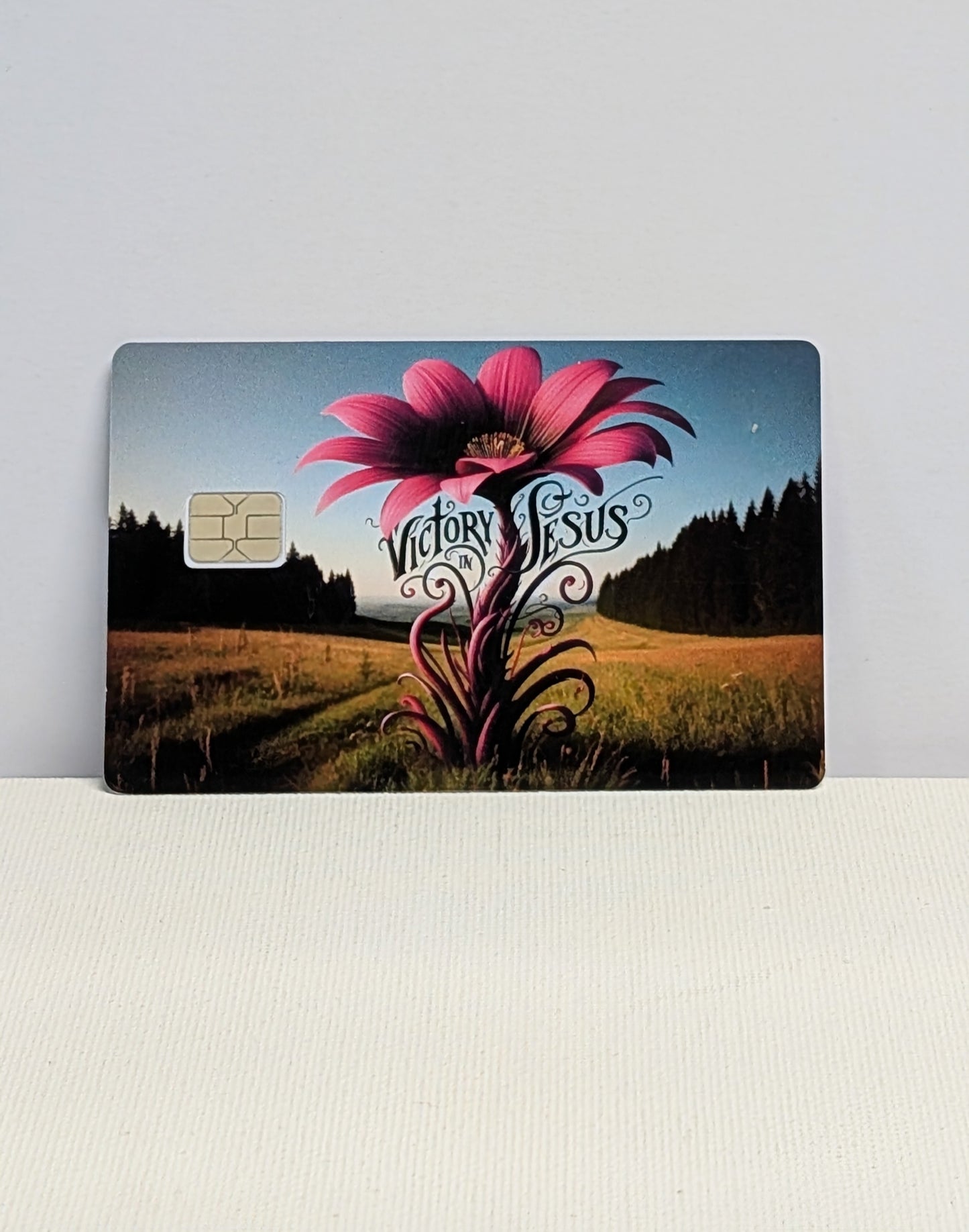 Victory in Jesus Credit/Debit Card Sticker, Skin, Cover