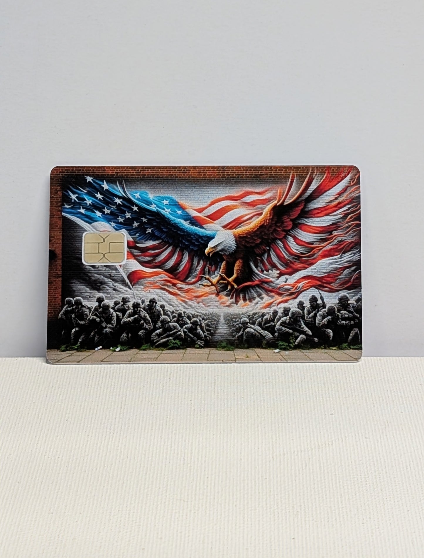 American Soldier Credit/Debit Card Sticker, Skin, Cover