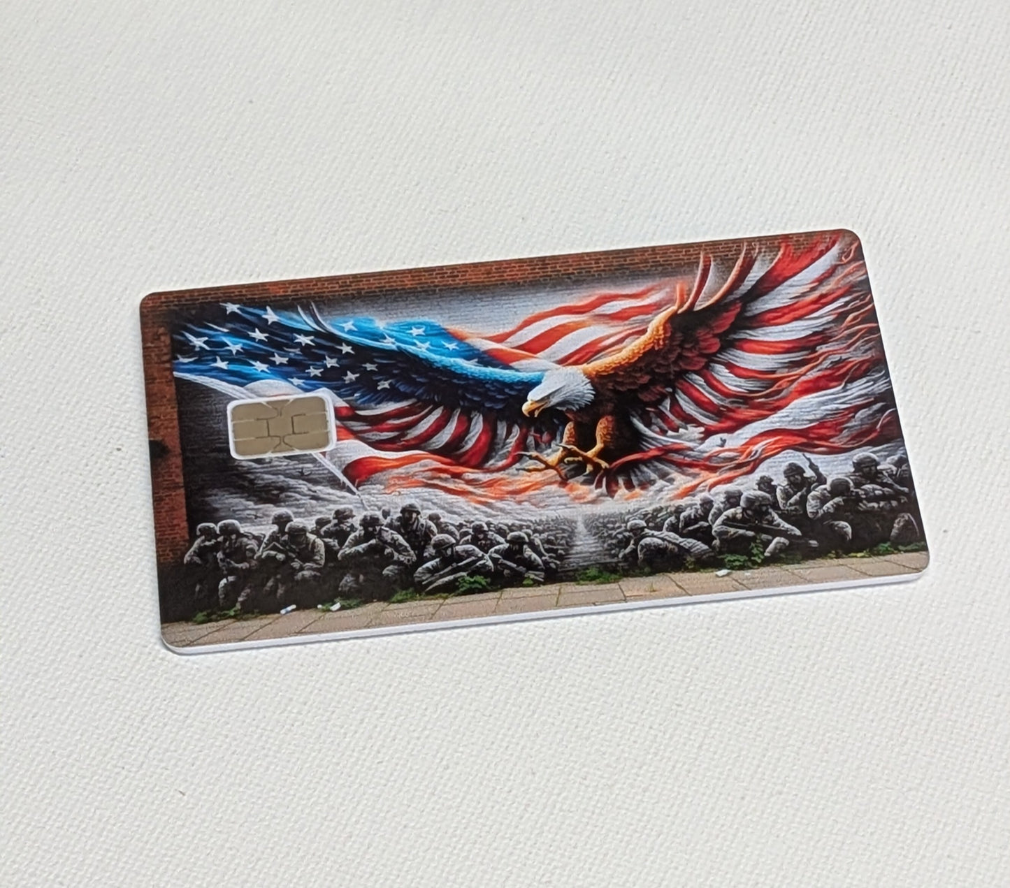 American Soldier Credit/Debit Card Sticker, Skin, Cover