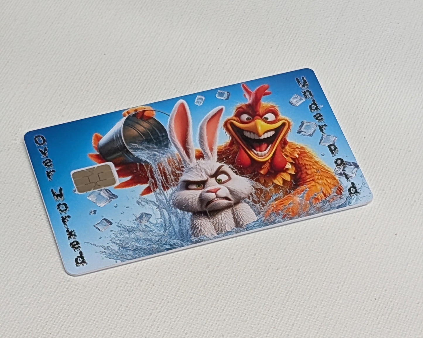 Iced Out Over Worked and Under Paid Credit/Debit Card Sticker, Skin, Cover