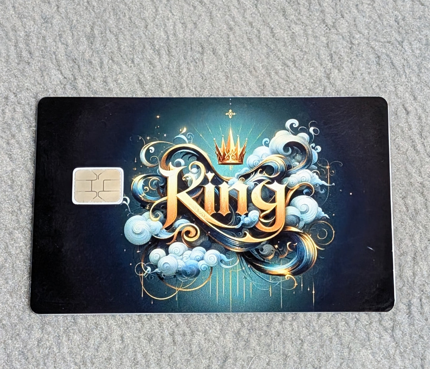 King Credit/Debit Card Sticker, Skin, Cover