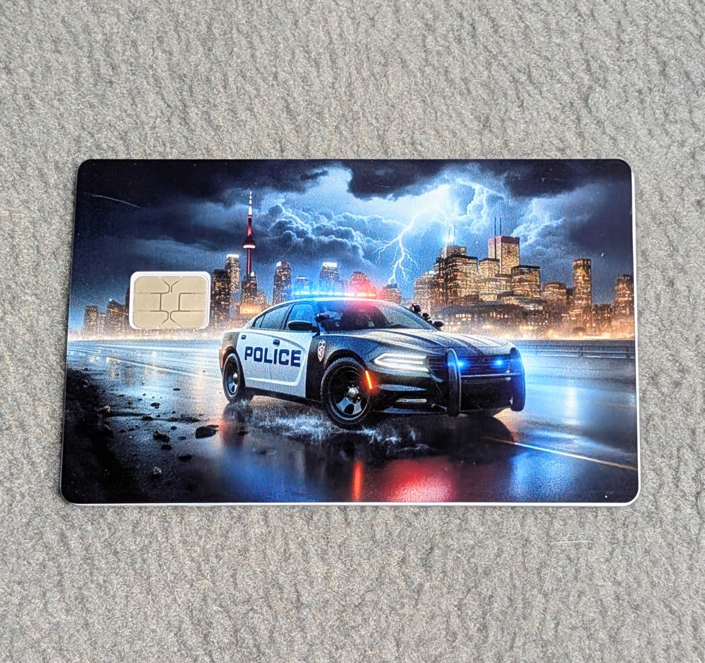 Back the Blue Credit/Debit Card Sticker, Skin, Cover