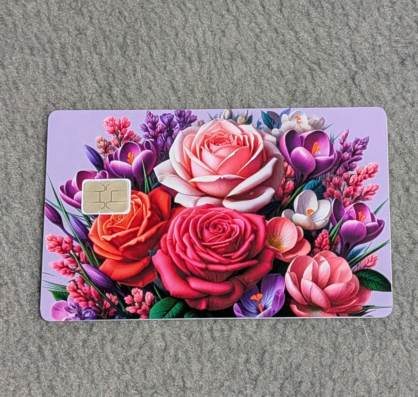 Rose Bundle Credit/Debit Card Sticker, Skin, Cover