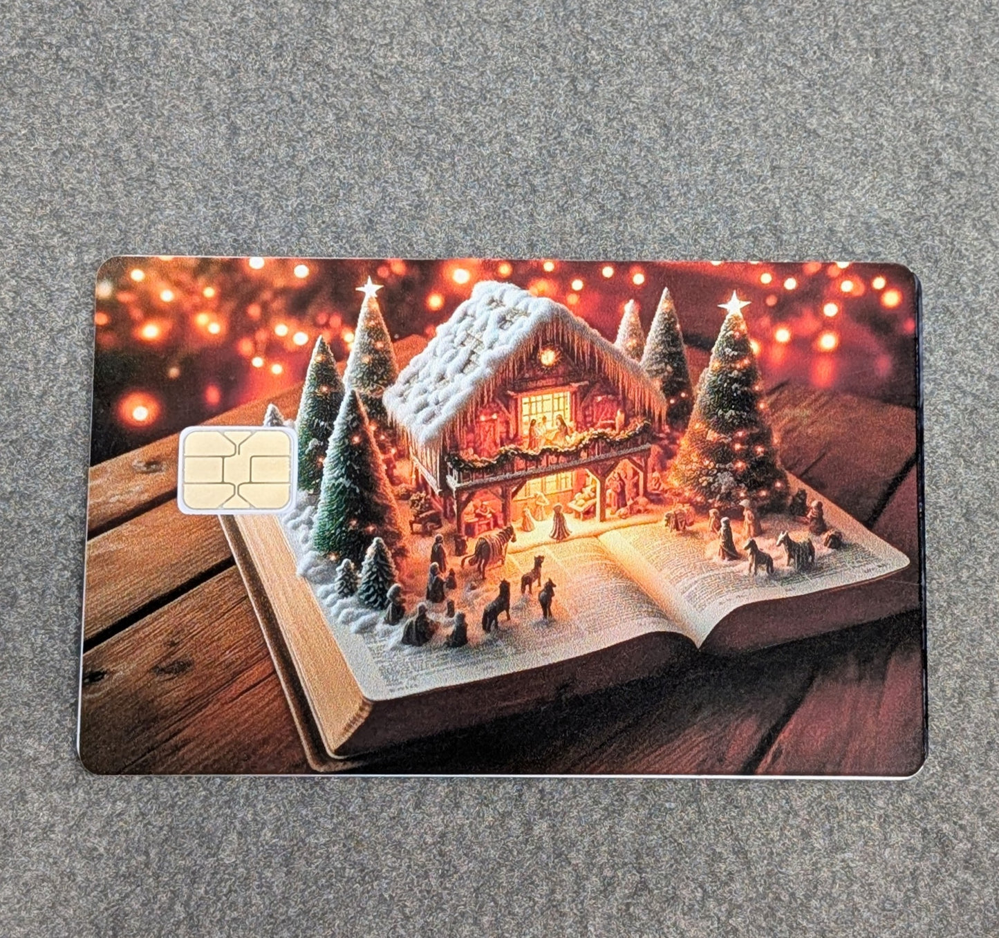 Nativity Scene Credit/Debit Card Sticker, Skin, Cover